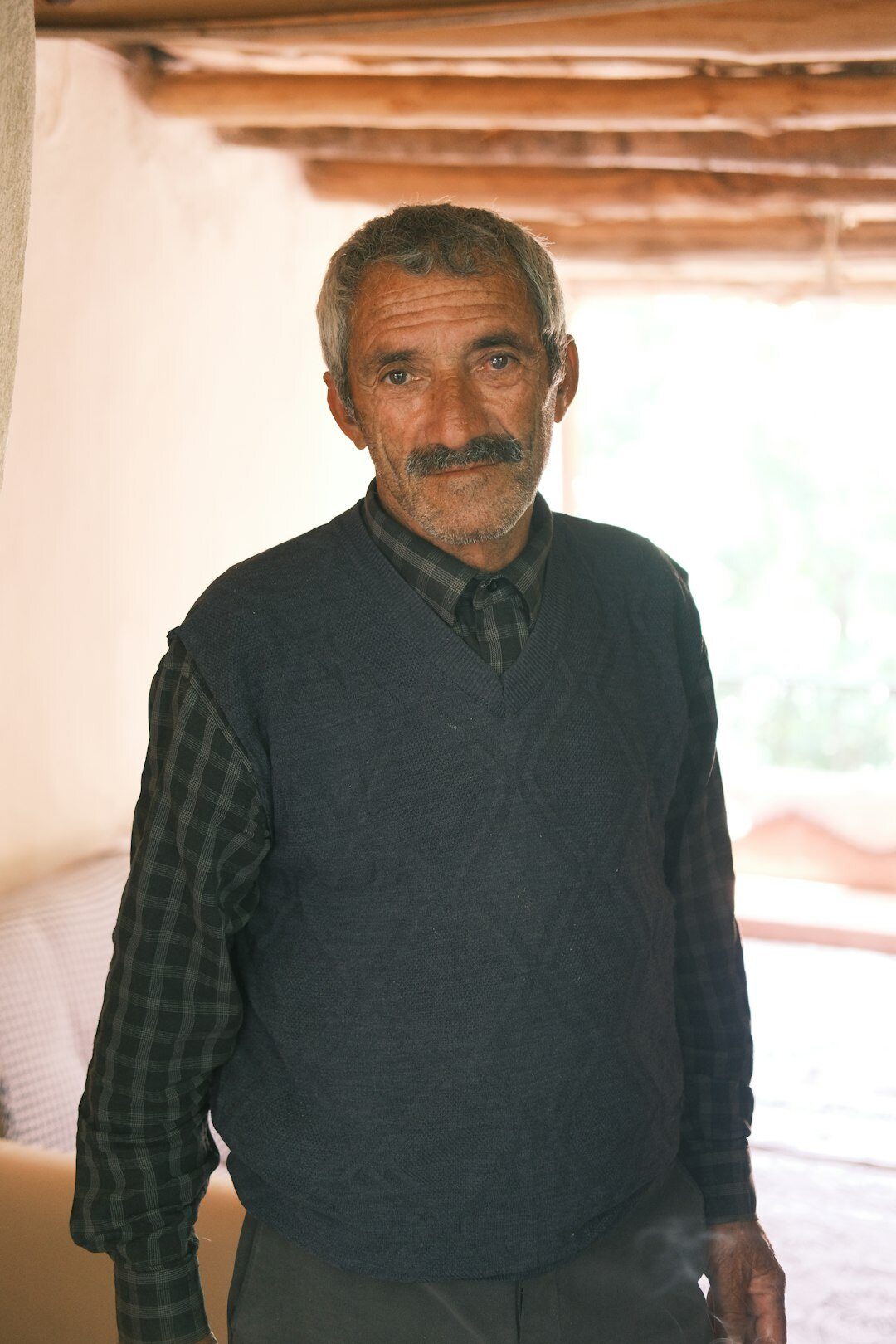 Portrait of a middle-aged Turkish man smiling